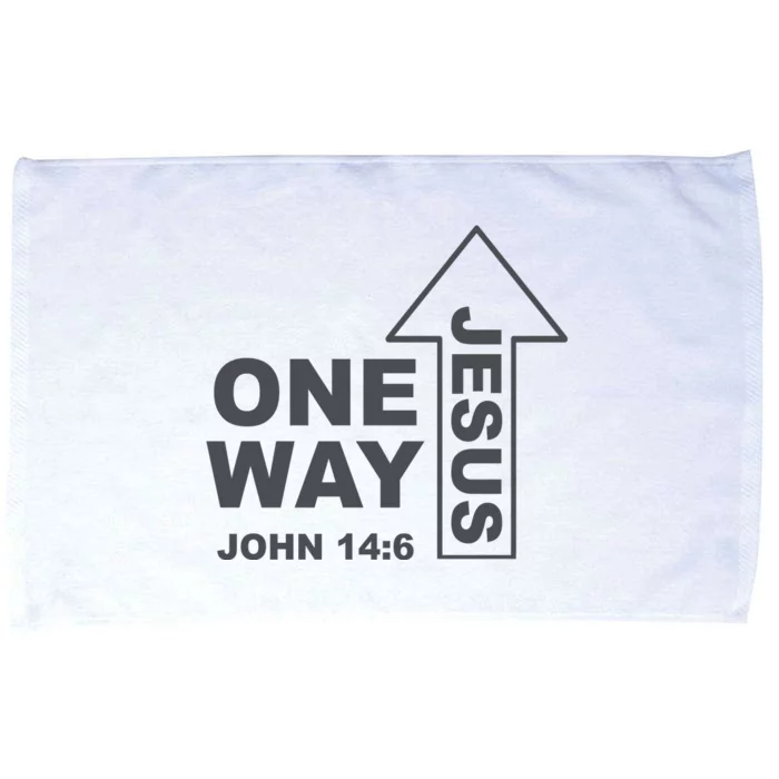 One Way Jesus Christian Microfiber Hand Towel