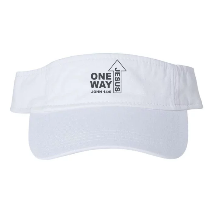 One Way Jesus Christian Valucap Bio-Washed Visor