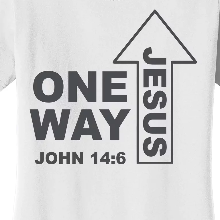 One Way Jesus Christian Women's T-Shirt