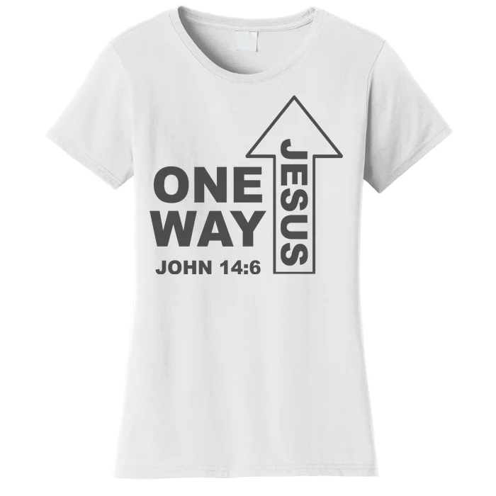 One Way Jesus Christian Women's T-Shirt