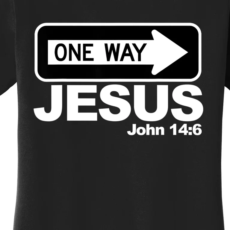 One Way John 146 Jesus Women's T-Shirt