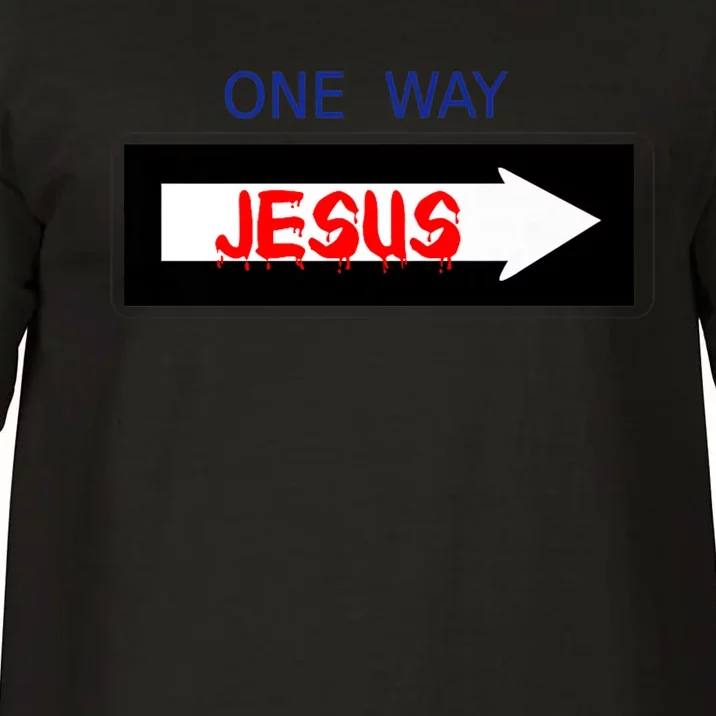 One Way - Jesus - Cross nerd christian faith - Jesus4m3 Premium Comfort Colors T-Shirt