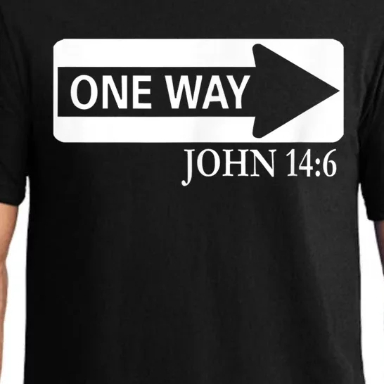 One way John 14:6 Jesus Christian Christmas Pajama Set