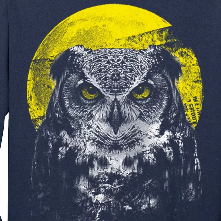 Owl Moon Light Long Sleeve Shirt