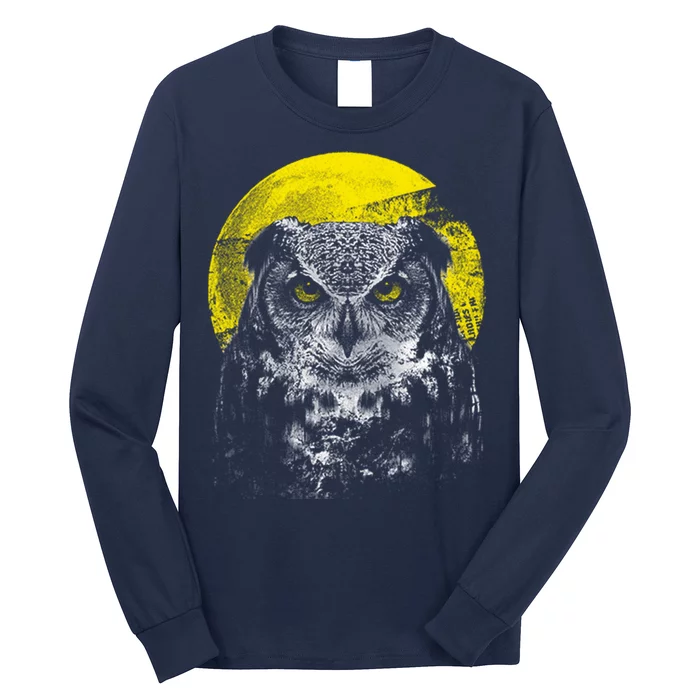 Owl Moon Light Long Sleeve Shirt