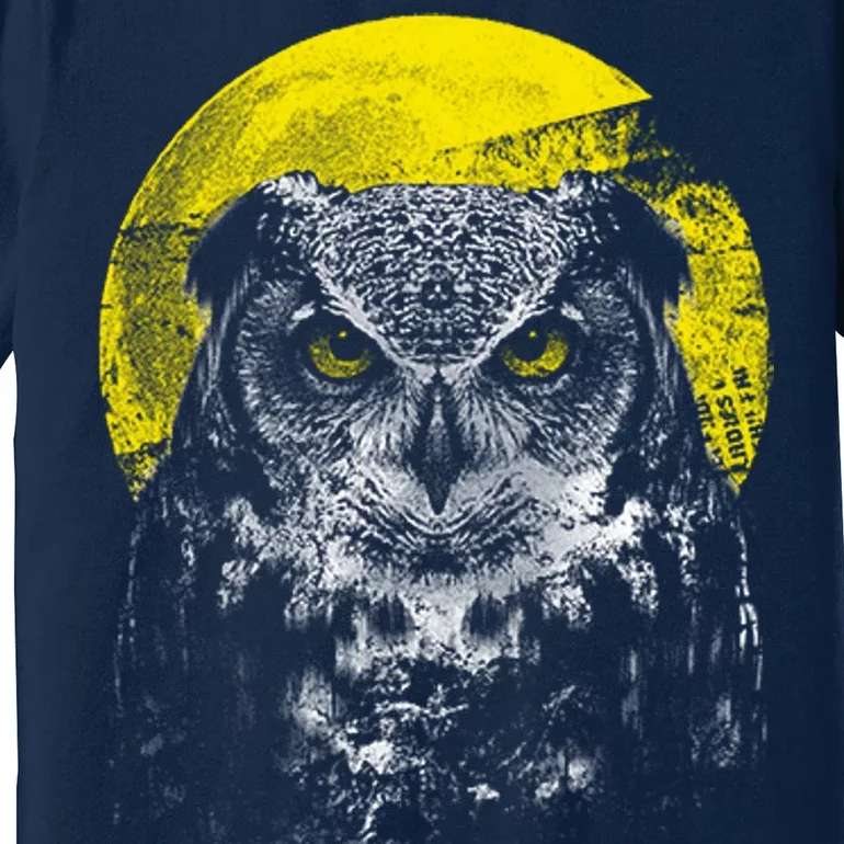 Owl Moon Light Premium T-Shirt