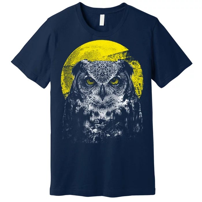 Owl Moon Light Premium T-Shirt