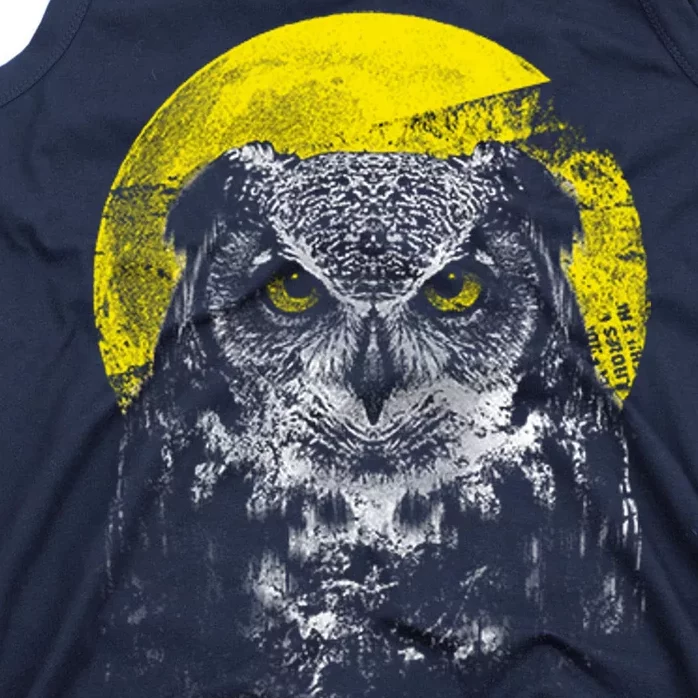 Owl Moon Light Tank Top