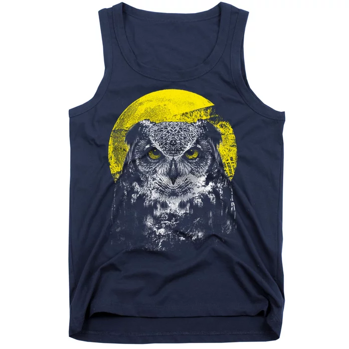 Owl Moon Light Tank Top