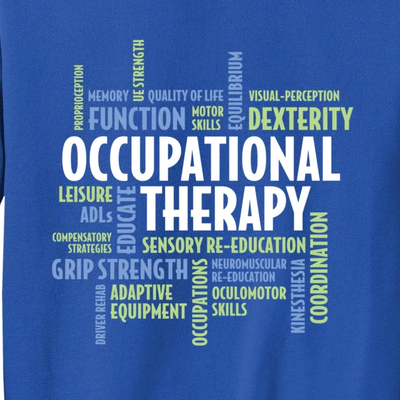 Ot Words Meaningful Gift Ot Month Gift For Occupational Therapist Gift Sweatshirt