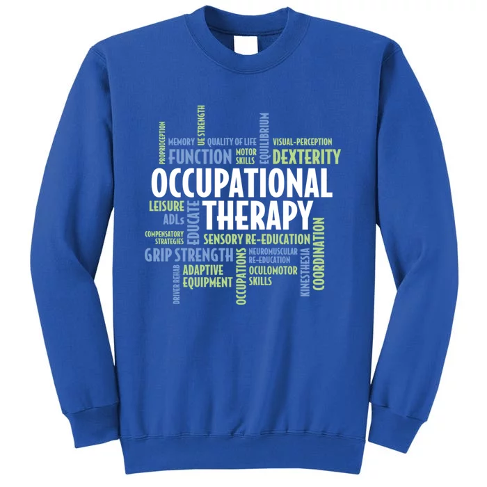 Ot Words Meaningful Gift Ot Month Gift For Occupational Therapist Gift Sweatshirt