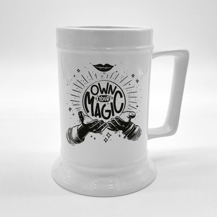 Own Your Magic Front & Back Beer Stein