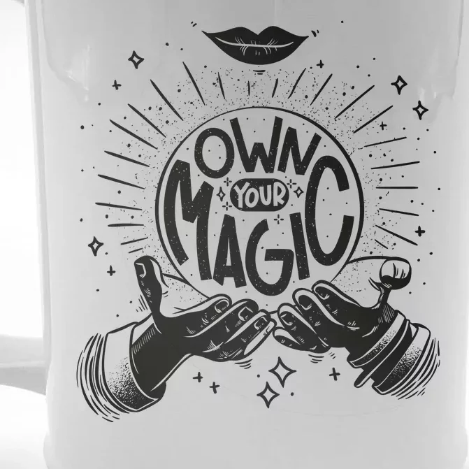 Own Your Magic Front & Back Beer Stein