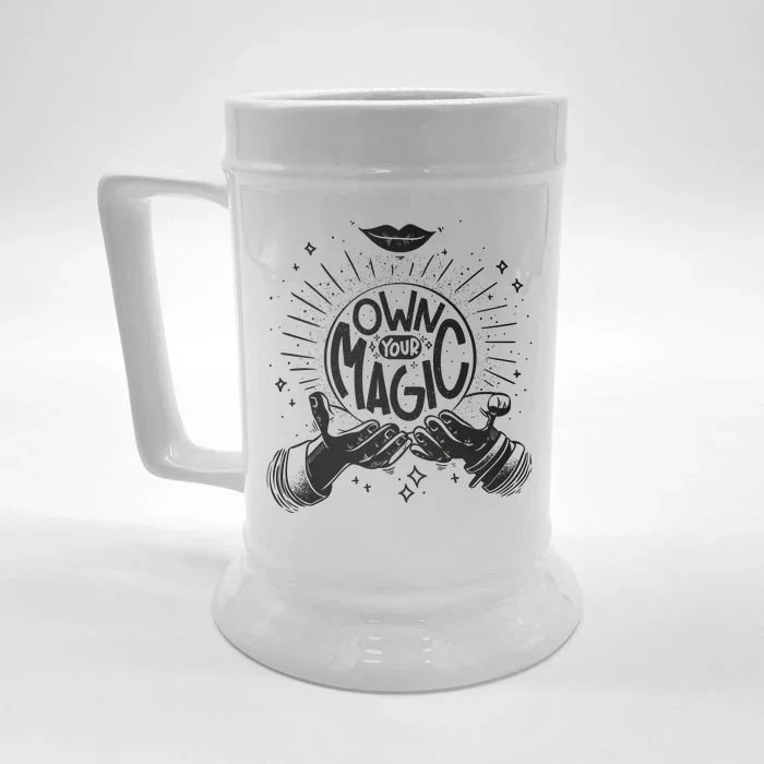 Own Your Magic Front & Back Beer Stein