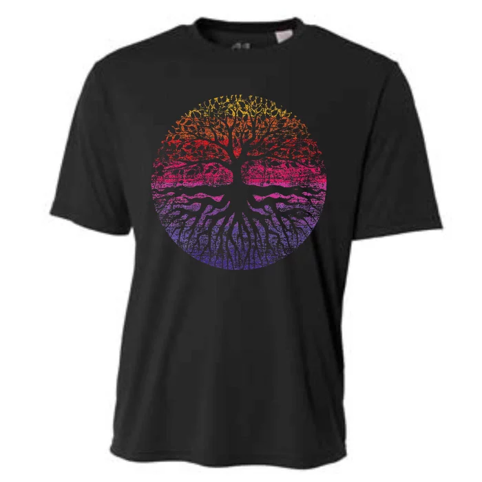 Outdoor Wildlife Nature Tree Leaves Forest Cooling Performance Crew T-Shirt