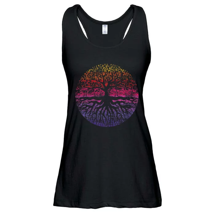 Outdoor Wildlife Nature Tree Leaves Forest Ladies Essential Flowy Tank