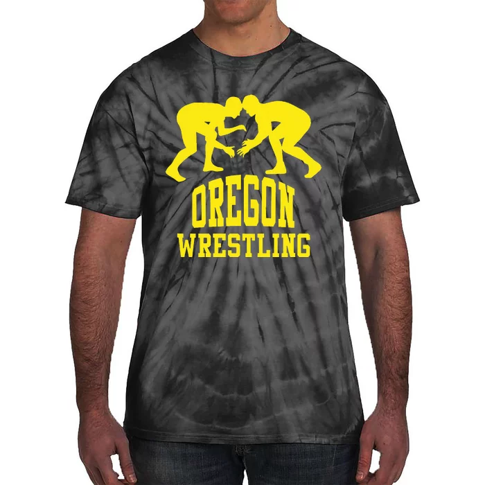 Oregon Wrestling Tie-Dye T-Shirt