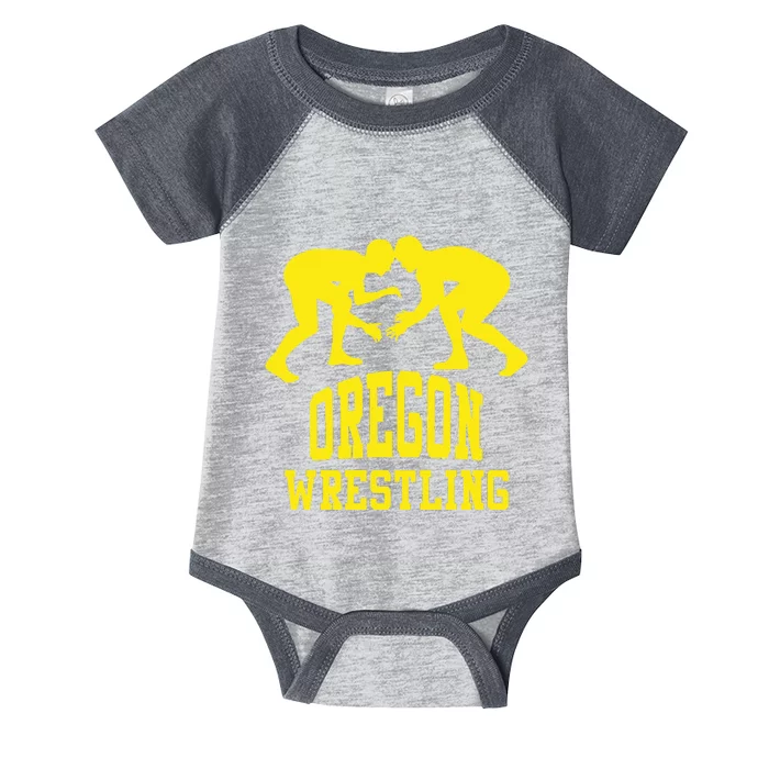 Oregon Wrestling Infant Baby Jersey Bodysuit