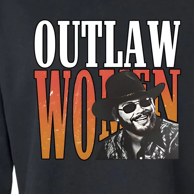 Outlaw Women Cropped Pullover Crew