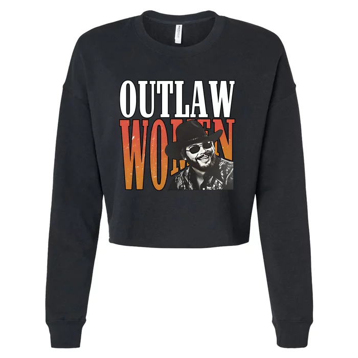 Outlaw Women Cropped Pullover Crew