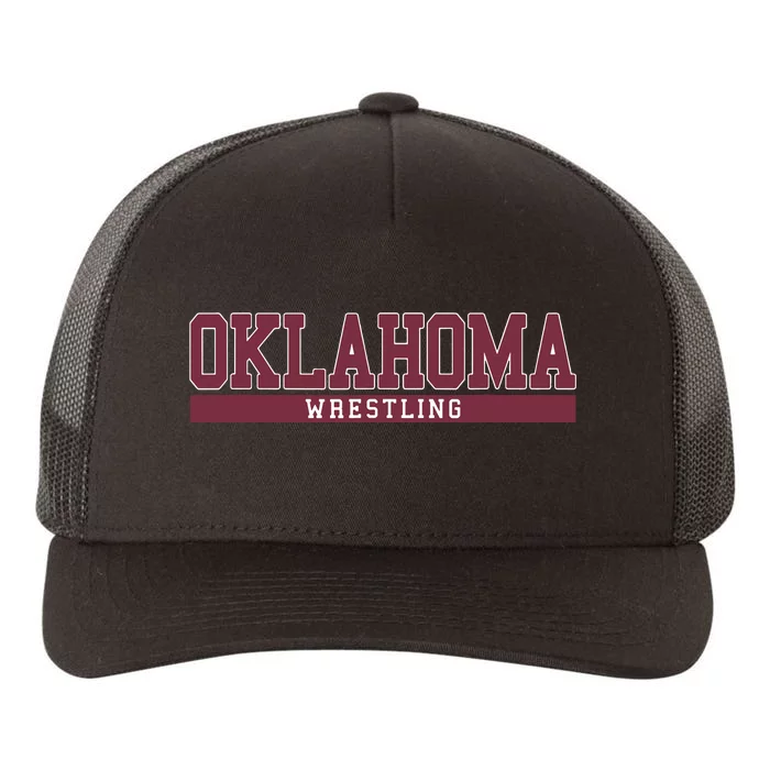 Oklahoma Wrestling Yupoong Adult 5-Panel Trucker Hat