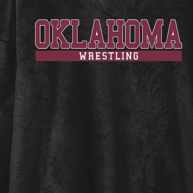 Oklahoma Wrestling Hooded Wearable Blanket