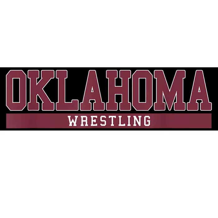 Oklahoma Wrestling Bumper Sticker