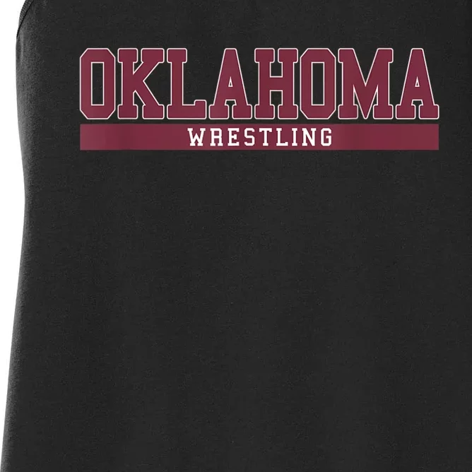 Oklahoma Wrestling Women's Racerback Tank