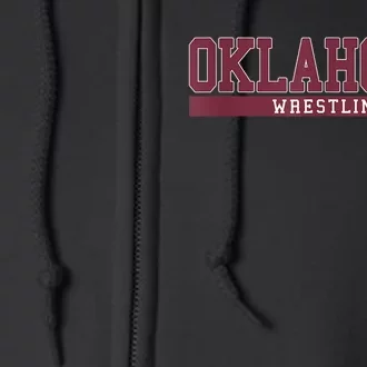 Oklahoma Wrestling Full Zip Hoodie