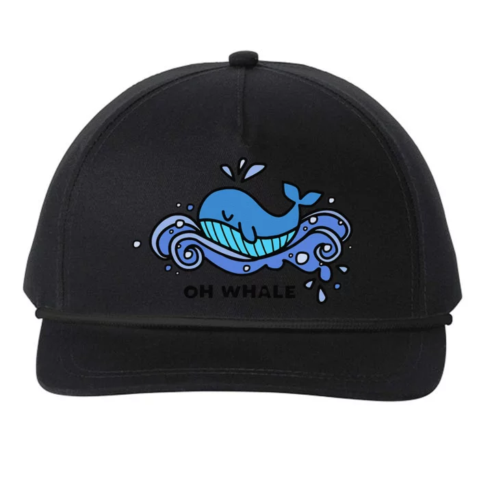 Oh Whale Snapback Five-Panel Rope Hat