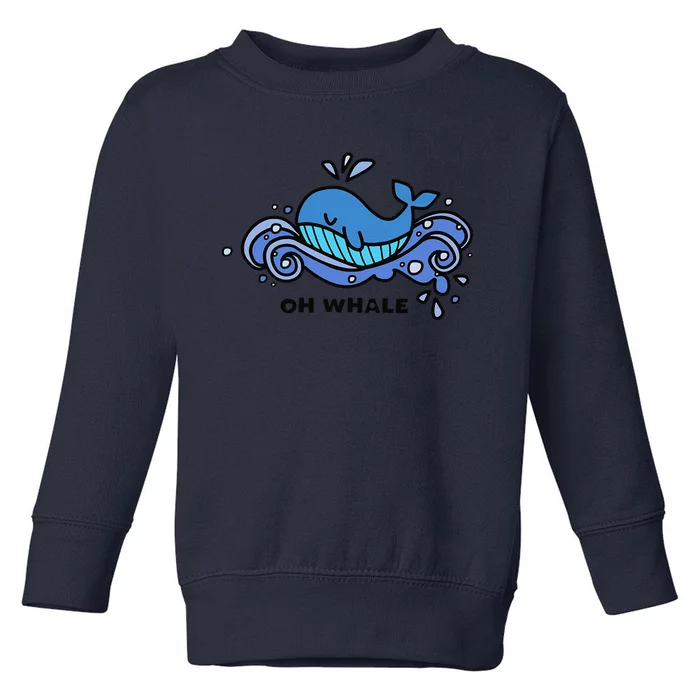 Oh Whale Toddler Sweatshirt