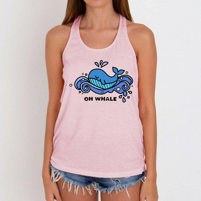 Oh Whale Women's Knotted Racerback Tank