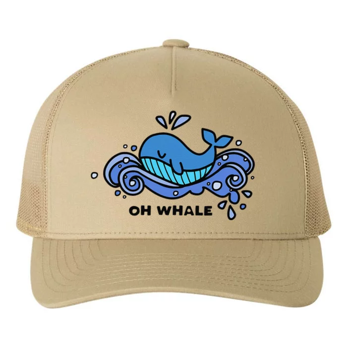 Oh Whale Yupoong Adult 5-Panel Trucker Hat