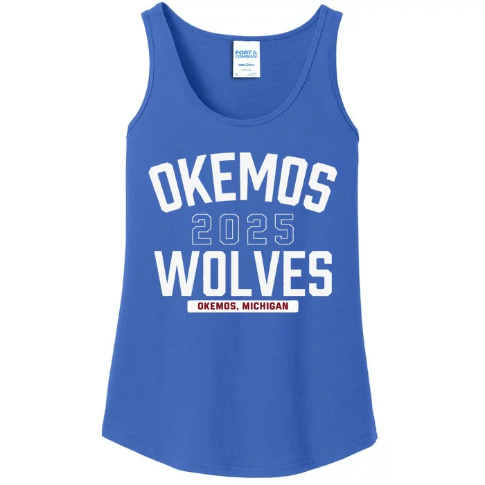 Okemos Wolves Okemos Michigan 2025 Ladies Essential Tank