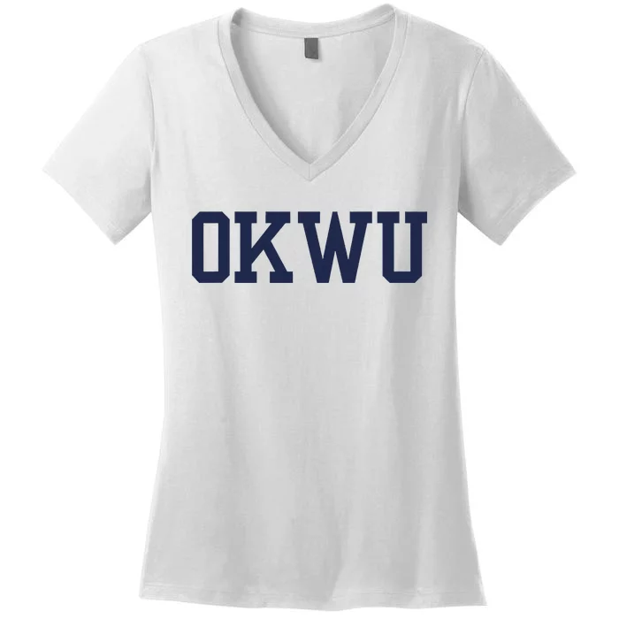 Oklahoma Wesleyan Women's V-Neck T-Shirt