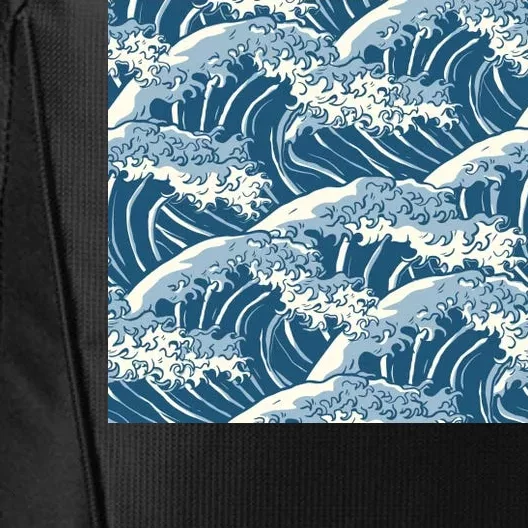 Ocean Wave Pattern City Backpack