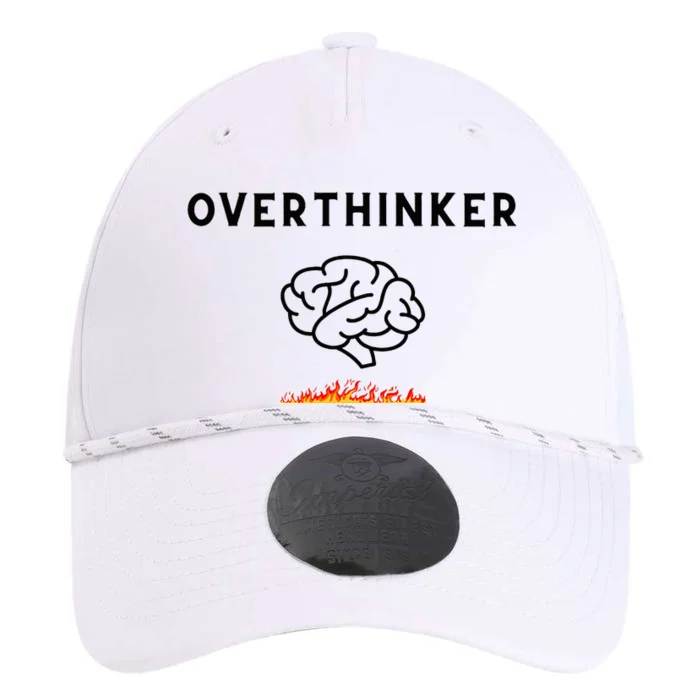 Overthinker With Picture Of Brain And Fire Performance The Dyno Cap