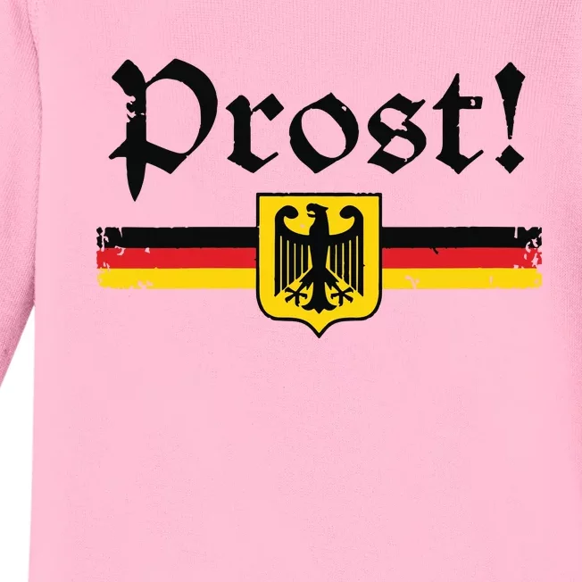 Oktoberfest Women Prost German Beer Festival Baby Long Sleeve Bodysuit