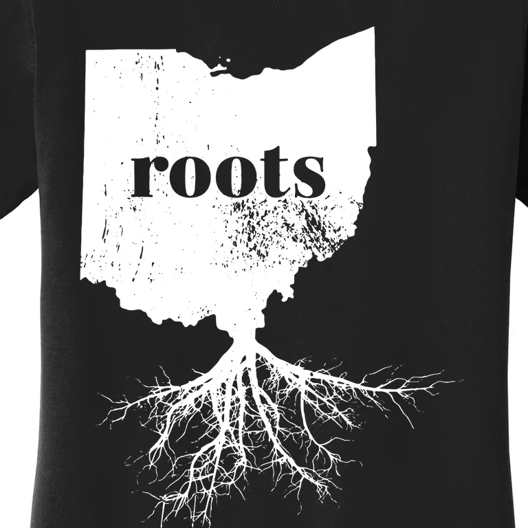 Ohio Women Roots Home State Pride Love Gift Women's T-Shirt