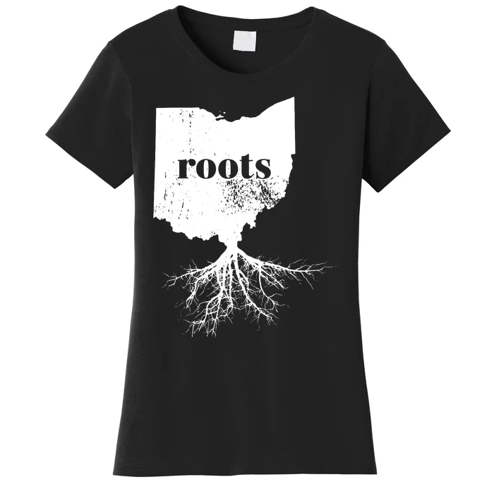 Ohio Women Roots Home State Pride Love Gift Women's T-Shirt