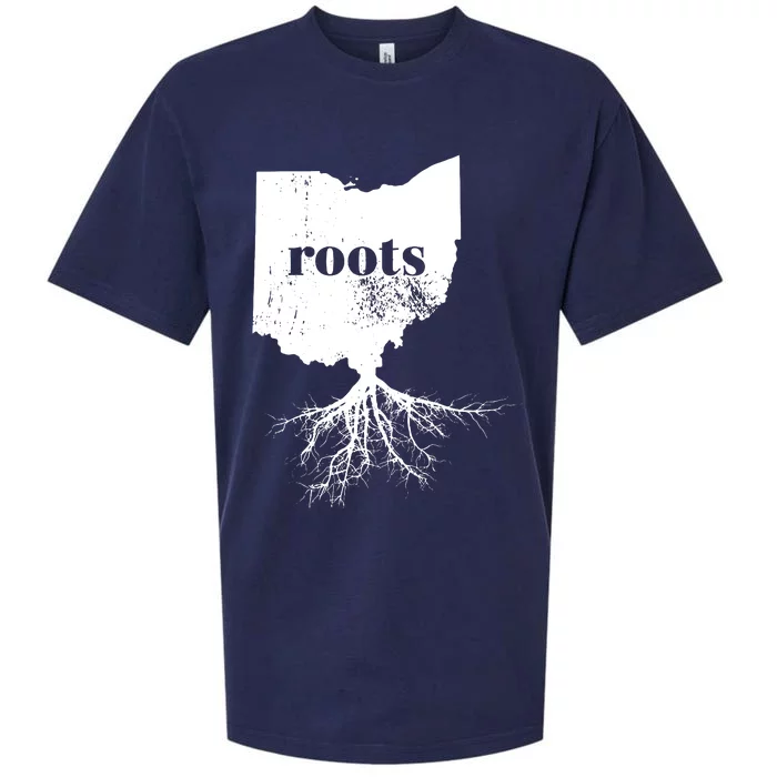 Ohio Women Roots Home State Pride Love Gift Sueded Cloud Jersey T-Shirt