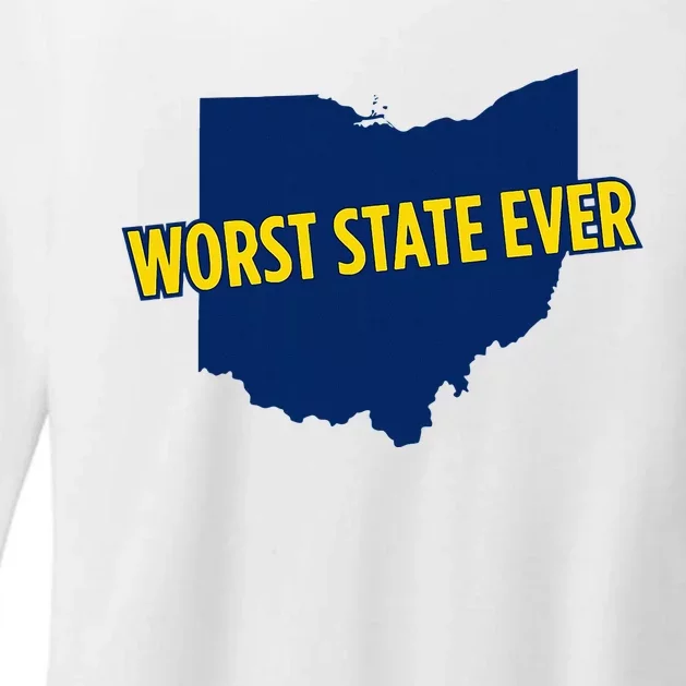 Ohio Worst State Ever Womens CVC Long Sleeve Shirt