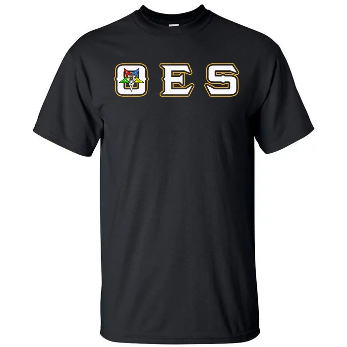 Oes Words Star Order Of Eastern Star Thanksgiving Christmas Tall T-Shirt