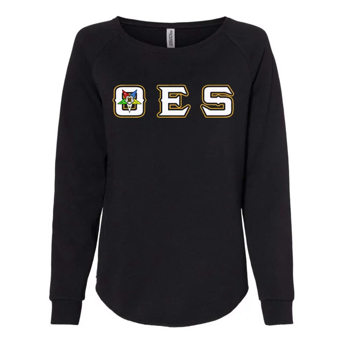 Oes Words Star Order Of Eastern Star Thanksgiving Christmas Womens California Wash Sweatshirt