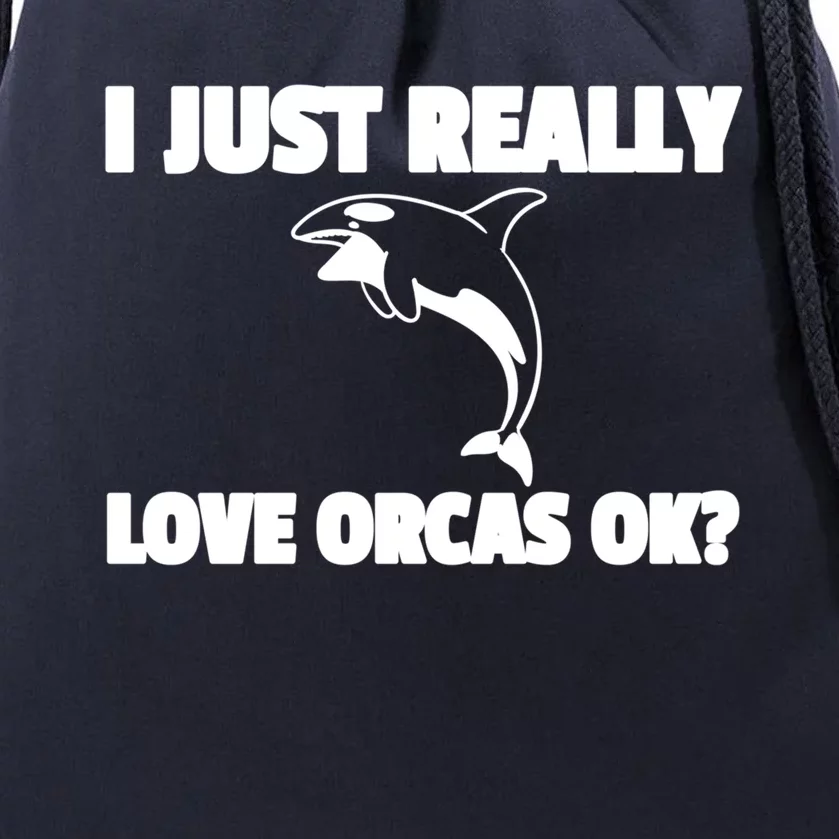 Orca Whale Save The Killer Whale Great Gift Drawstring Bag