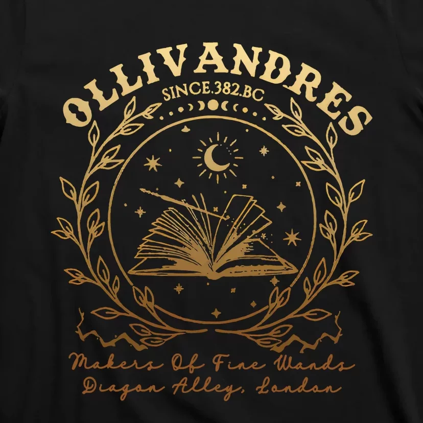 Ollivanders Wand Shop Wizard Book Universal Trip T-Shirt