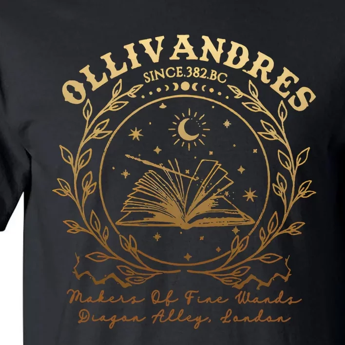 Ollivanders Wand Shop Wizard Book Universal Trip Tall T-Shirt