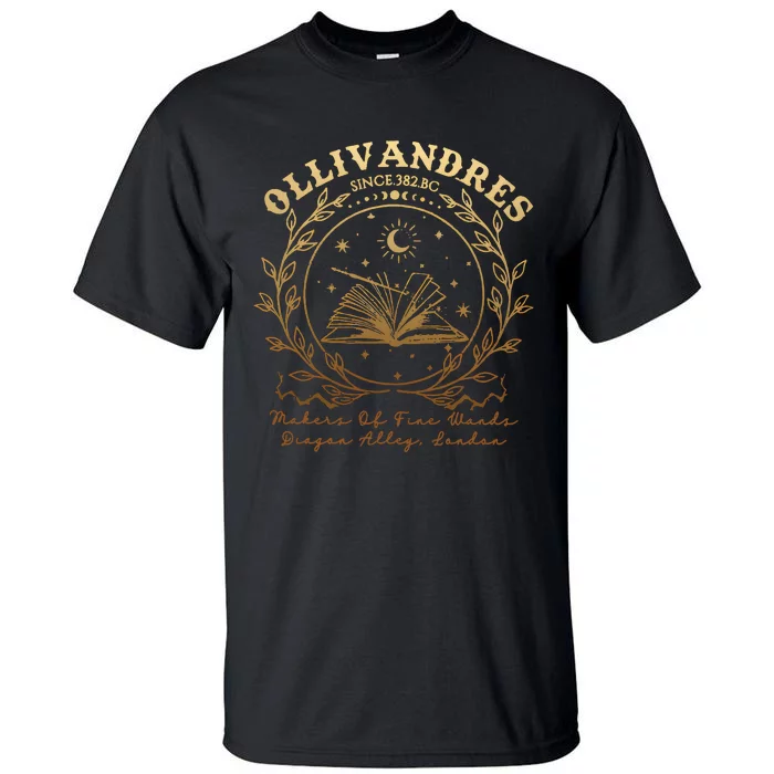 Ollivanders Wand Shop Wizard Book Universal Trip Tall T-Shirt