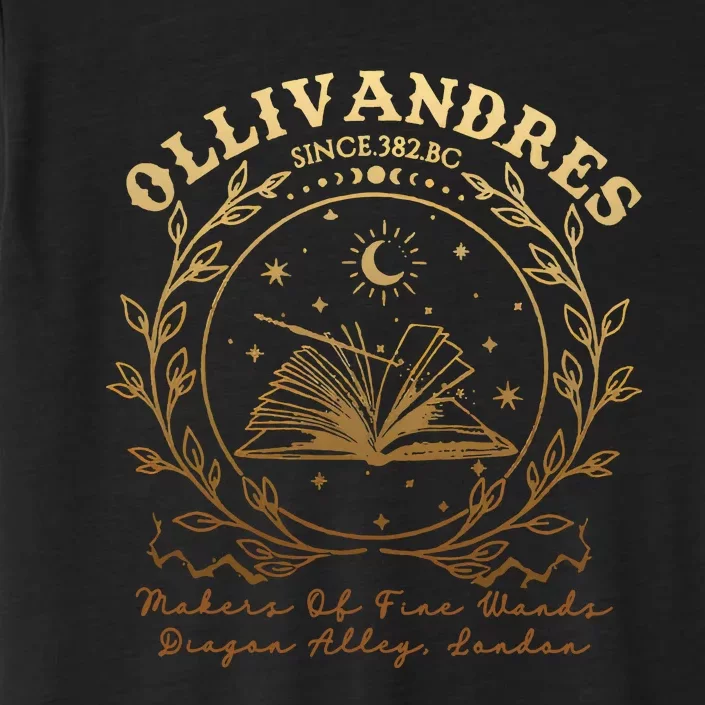 Ollivanders Wand Shop Wizard Book Universal Trip ChromaSoft Performance T-Shirt