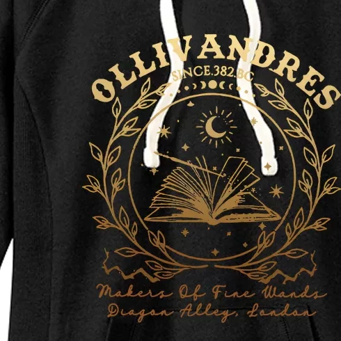 Ollivanders Wand Shop Wizard Book Universal Trip Women's Fleece Hoodie